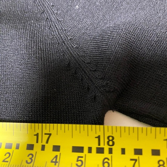 VTG Womens ISDA & Co Silk Blend Black Faux Turtleneck Sweater  - SIZE L -EUC - Picture 8 of 9